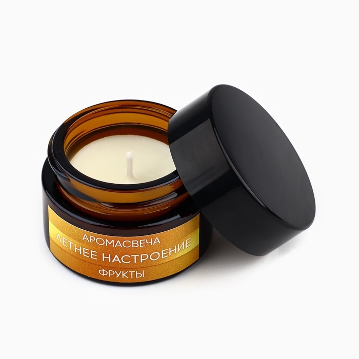 Свеча ароматическая «Летнее настроение» аромасвеча, аромат фруктовый, 5 х 5,3 см Свеча ароматическая «Летнее настроение» аромасвеча, аромат фруктовый, 5 х 5,3 см