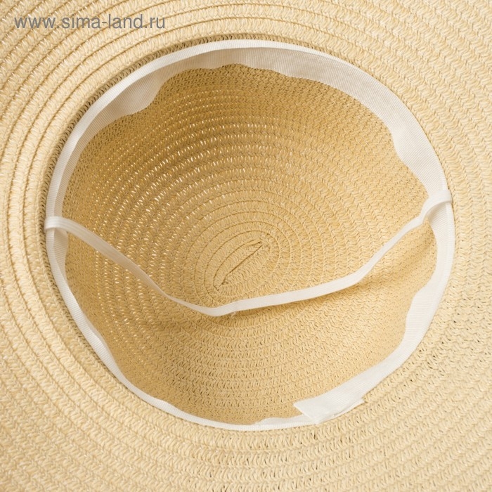 Шляпа женская MINAKU Шляпа женская MINAKU "Beach", размер 56-58, цвет бежевый