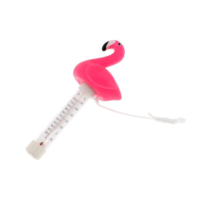 Термометр плавающий, для бассейна, фламинго, Термометр плавающий, для бассейна, фламинго,