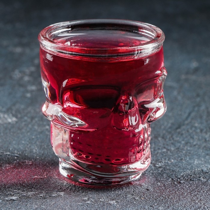 Стопка стеклянная «Череп. Хэллоуин», 50 мл Стопка стеклянная «Череп. Хэллоуин», 50 мл