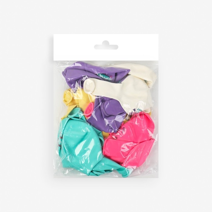 Воздушный шар латексный 12" &laquo;С ДР. Дочка&raquo; пастель, 25 шт., МИКС