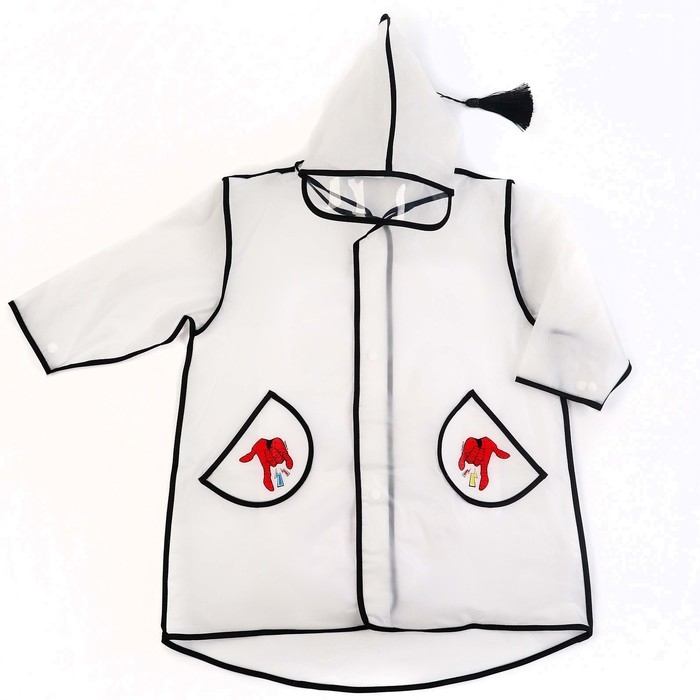 Дождевик детский, размер M, 100-110 см, Человек-паук Дождевик детский, размер M, 100-110 см, Человек-паук