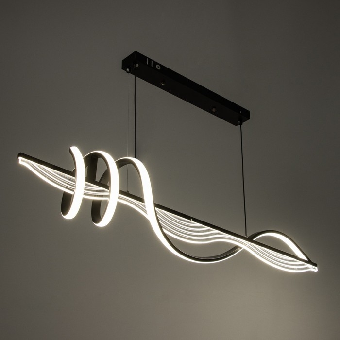 Светильник с ПДУ Светильник с ПДУ "Мик" LED 80Вт 3000-6000К черный 100х17х19 см