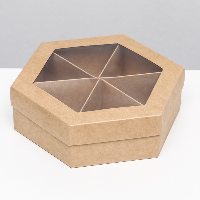 Коробка под сухофрукты менажница 18,5 х 18,5 х 5,5 см Коробка под сухофрукты менажница 18,5 х 18,5 х 5,5 см