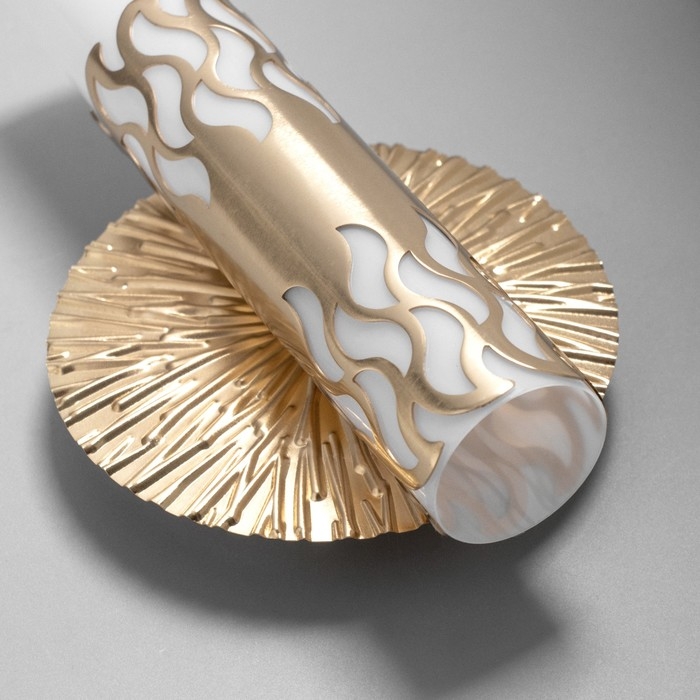 Бра "Минора" LED 3000К золото 21,5х15х15см