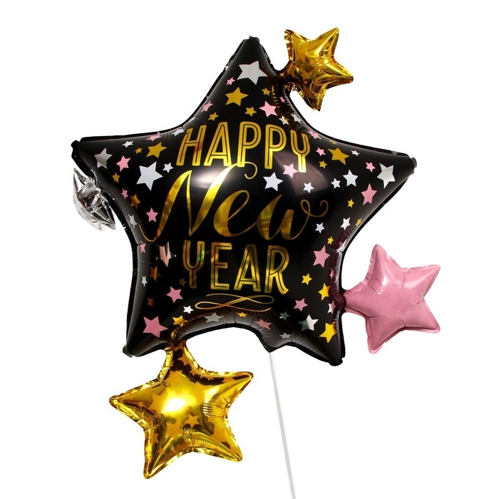 Шар фольгированный 32" &laquo;Много звёздочек&raquo;