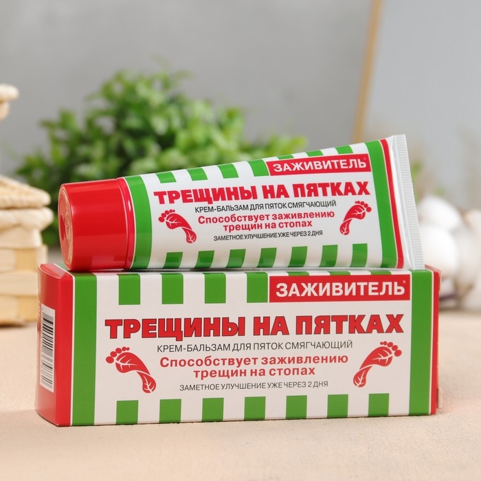 Крем-бальзам для ног против трещины Заживитель, 75 мл Крем-бальзам для ног против трещины Заживитель, 75 мл