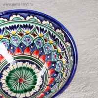 Коса Риштанская Керамика "Цветы" 15 см, малая, синяя