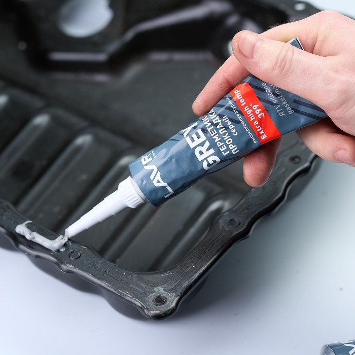 Герметик-прокладка GREY LAVR RTV, серый, высокотемпературный, силиконовый, 85 г, Ln1739 Герметик-прокладка GREY LAVR RTV, серый, высокотемпературный, силиконовый, 85 г, Ln1739