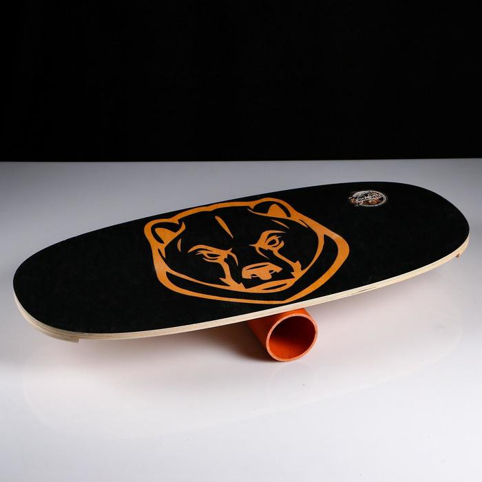 Доска балансировочная балансборд  Доска балансировочная балансборд "Медведь" D ролика 9 см, 75×35х1,5 см