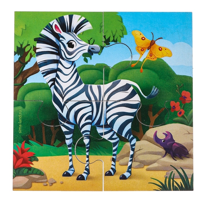 Пазлы «Зоопарк»