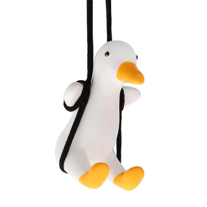 Подвес на зеркало, Утка, высота 6 см, шнурок 50 см Подвес на зеркало, Утка, высота 6 см, шнурок 50 см