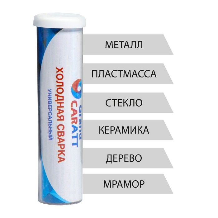 Холодная сварка Grand Caratt, Термостойкая, 58 г Холодная сварка Grand Caratt, Термостойкая, 58 г