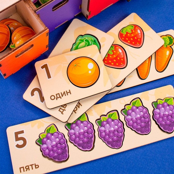 Сортер - Сундучок «Фрукты-Овощи» Сортер - Сундучок «Фрукты-Овощи»