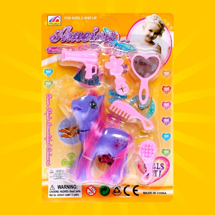 Пони «Люси» с аксессуарами, МИКС