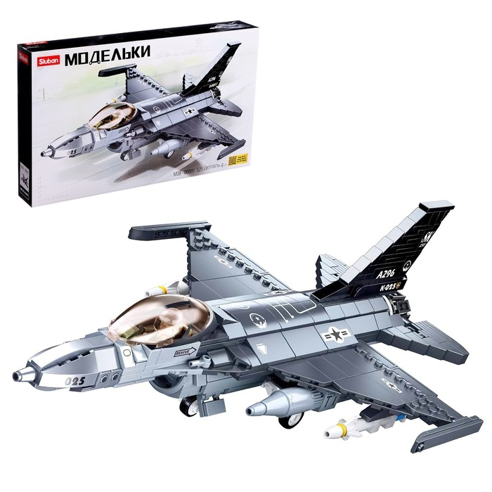 Конструктор Модельки «Бомбардировщик», 521 деталь Конструктор Модельки «Бомбардировщик», 521 деталь