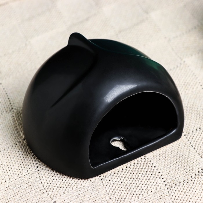 Кашпо подвесное  Кашпо подвесное "Силуэт" черное, 11х6см