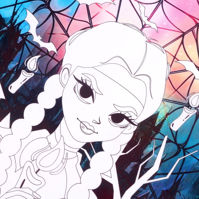 Хэллоуин. Фартук детский для творчества под роспись «Девочка с косичками» Хэллоуин. Фартук детский для творчества под роспись «Девочка с косичками»