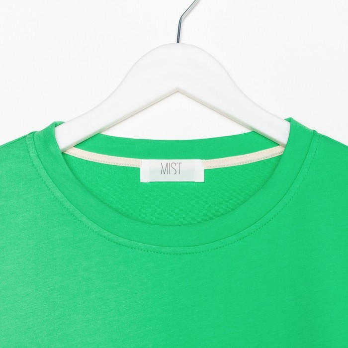Костюм женский (толстовка и шорты) MIST, р. 48-50, зеленый