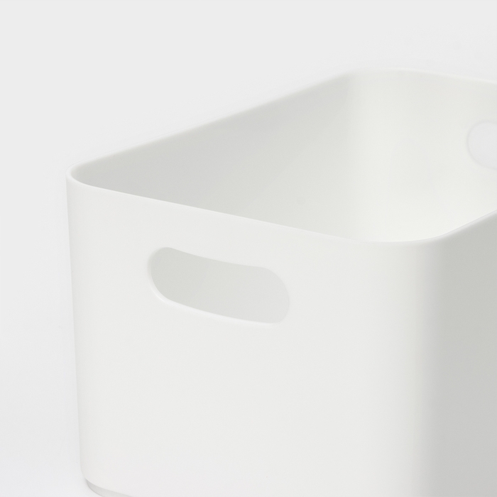 Корзина для хранения Joy, 2,3 л, 23×16×12 см, цвет белый Корзина для хранения Joy, 2,3 л, 23×16×12 см, цвет белый