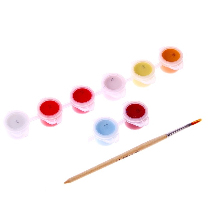 Картина по номерам для детей &laquo;Под зонтом&raquo;, 20 х 30 см