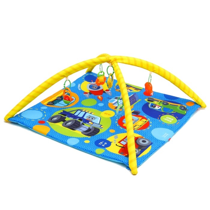 Развивающий коврик с дугами «Транспорт», 85х85 см, Крошка Я Развивающий коврик с дугами «Транспорт», 85х85 см, Крошка Я