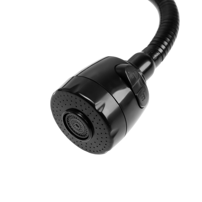 Смеситель для кухни ZEIN Z3497, гибкий излив, картридж керамика 40 мм, латунь, черный Смеситель для кухни ZEIN Z3497, гибкий излив, картридж керамика 40 мм, латунь, черный