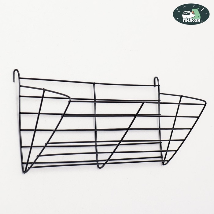 Кормушка для сена металлическая, 28 х 9 х 10 см Кормушка для сена металлическая, 28 х 9 х 10 см