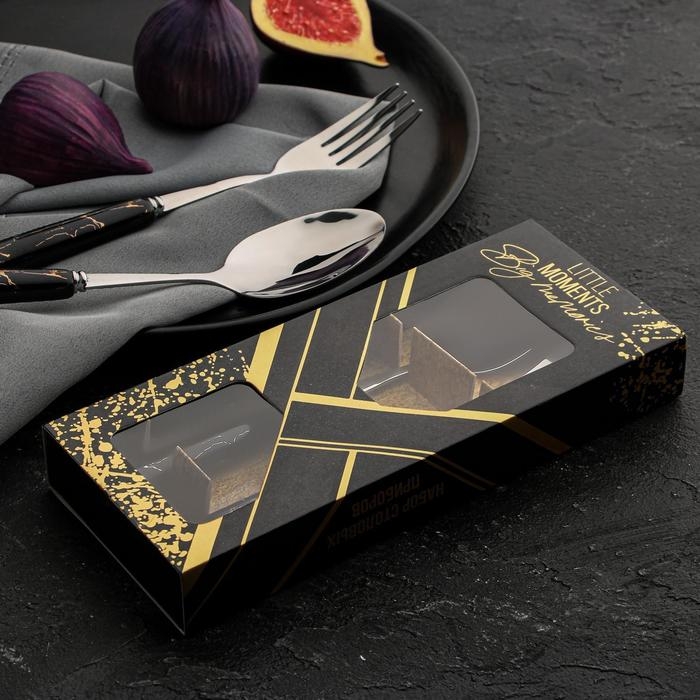 Набор столовых приборов: ложка и вилка Little moments