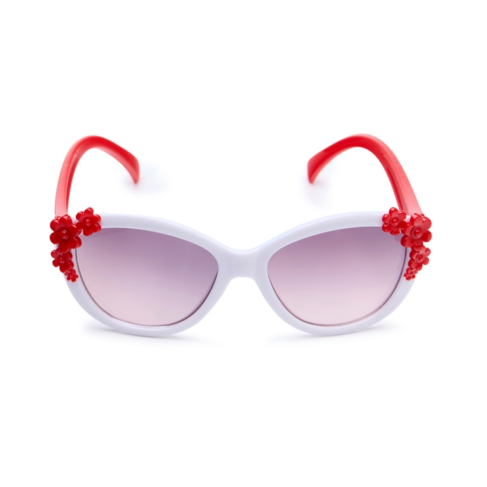 Очки солнцезащитные детские Очки солнцезащитные детские "OneSun", uv 400, 13.3 х 12 х 4 см, линза 3.2 х 4.5 см, микс