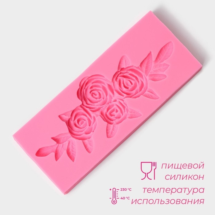 Молд Доляна &laquo;Желание&raquo;, силикон, 5&times;11,5 см, цвет розовый