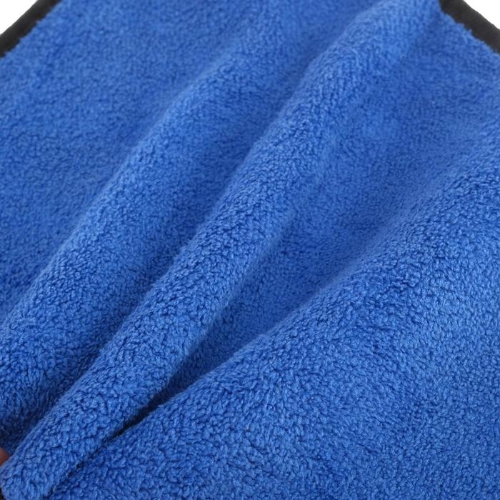 Тряпка для мытья авто, CARTAGE, микрофибра, 400 г/м², 20×30 cм, сине-серая