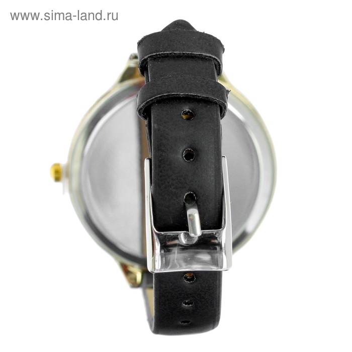 Часы наручные кварцевые женские Часы наручные кварцевые женские "Shengmeimk", ремешок из экокожи, черные