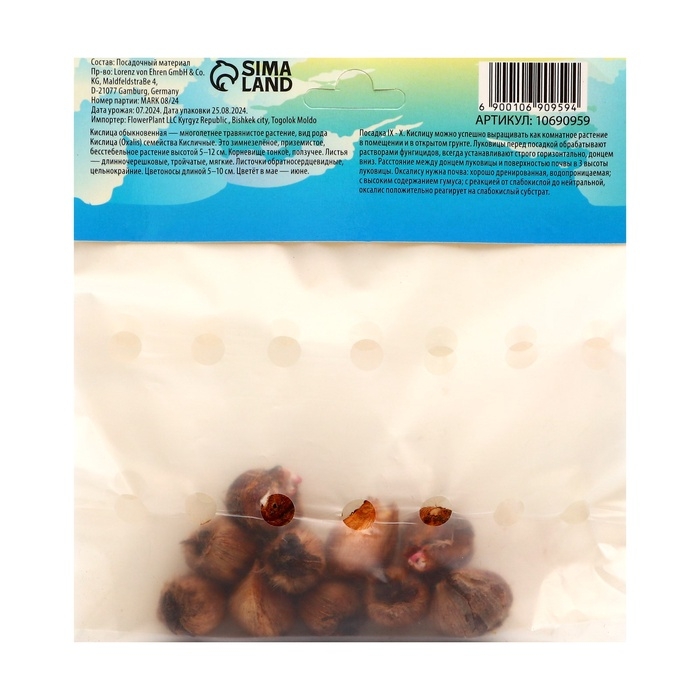 Кислица (Оксалис) Айрон Кросс, р-р 5/+, 10 шт, Осень 2024 Кислица (Оксалис) Айрон Кросс, р-р 5/+, 10 шт, Осень 2024