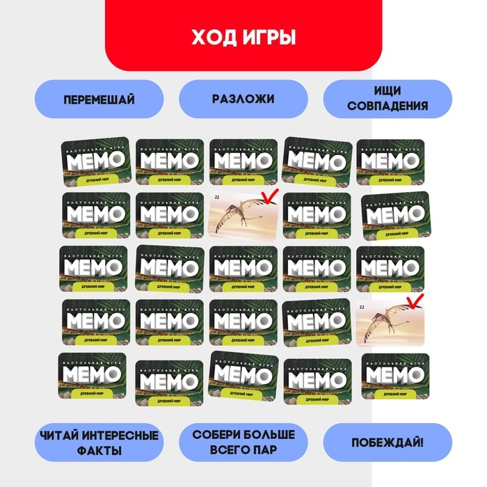 Мемо «Динозавры» Мемо «Динозавры»