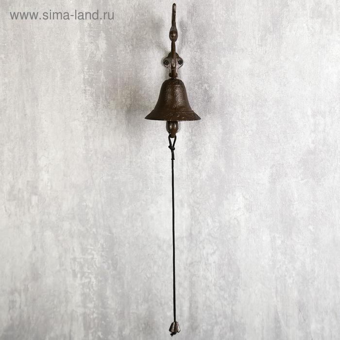 Колокол сувенирный металл  Колокол сувенирный металл "Птица на ветке" 24х12х7,5 см