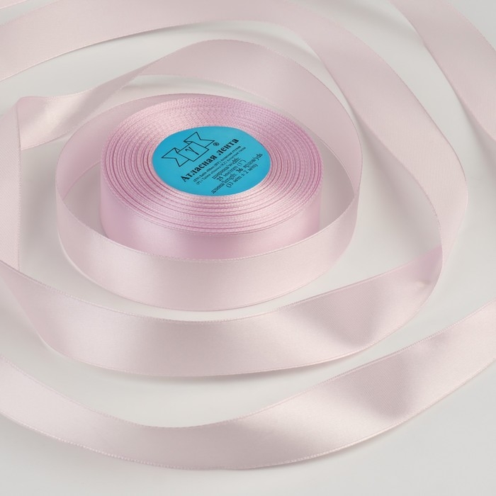 Лента атласная, 25 мм &times; 33 &plusmn; 2 м, цвет сиреневый №080