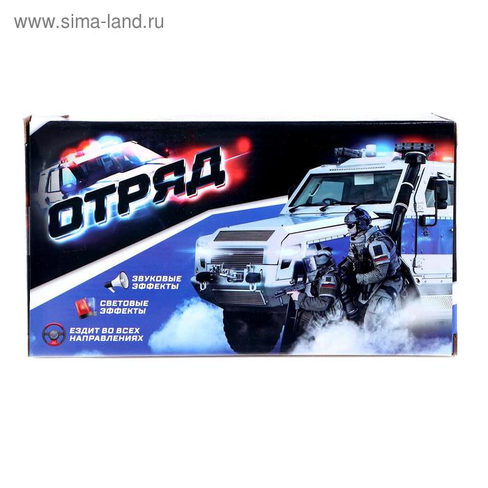 Машина «Пожарная служба», световые и звуковые эффекты, работает от батареек