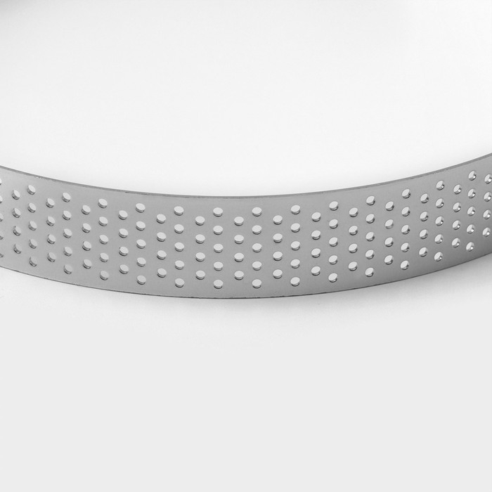 Форма перфорированная для выпечки Доляна «Круг», d=15 см, цвет серебристый Форма перфорированная для выпечки Доляна «Круг», d=15 см, цвет серебристый