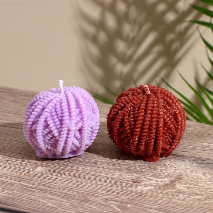 Свеча  Свеча "Пряжа" 5х5х6,5 см, соевый воск