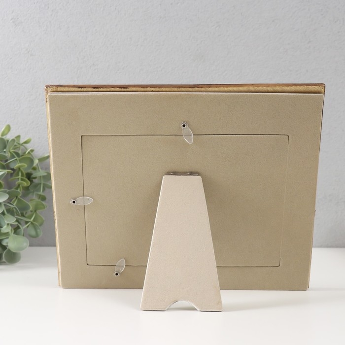 Фоторамка полистоун 13х18 см Фоторамка полистоун 13х18 см "Бант три петли" состаренное золото 24,5х2,5х20,3 см