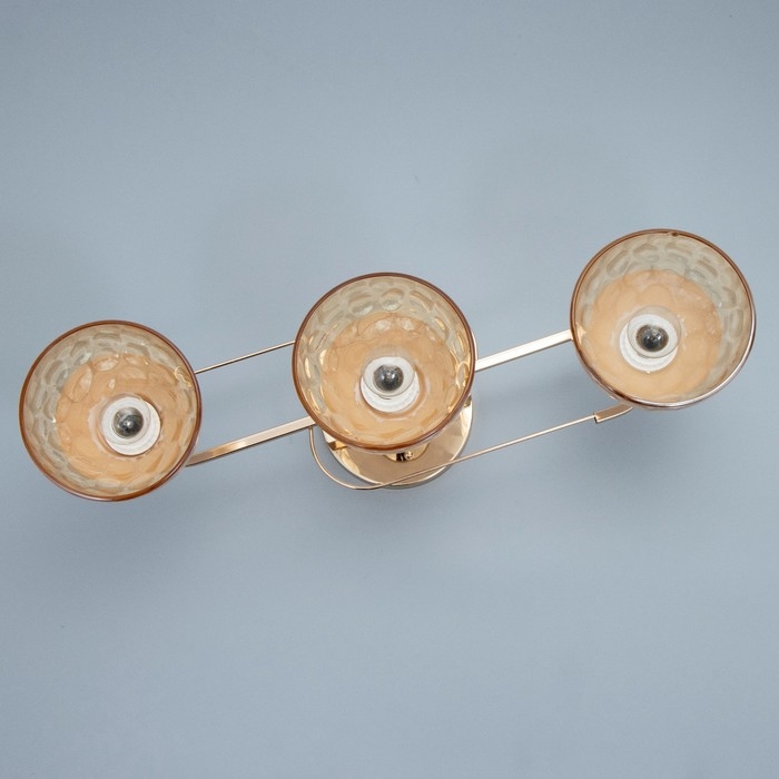 Люстра Люстра "Аквила" 3хЕ27 40Вт золото 45х15х22 см BayerLux