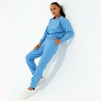 Костюм женский (свитшот, брюки) MINAKU: Casual Collection цвет голубой, размер 44