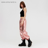 Брюки женские MINAKU: Trend zone, цвет розовый, размер 44, рост 170