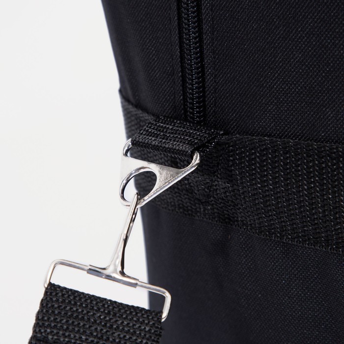 Сумка мужская «ЗФТС», цвет чёрный Сумка мужская «ЗФТС», цвет чёрный