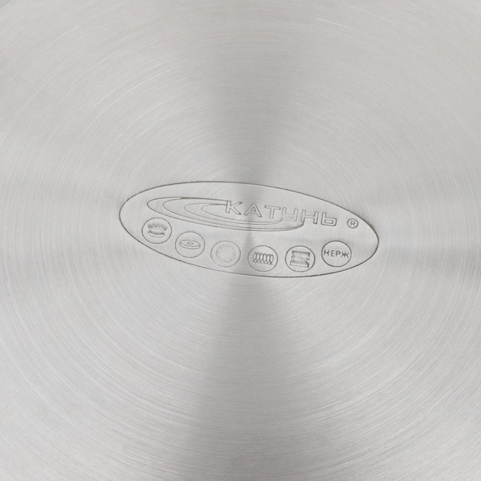 Кастрюля «Лира», 5,2 л, d=24 см, капсульное дно, стеклянная крышка, индукция Кастрюля «Лира», 5,2 л, d=24 см, капсульное дно, стеклянная крышка, индукция