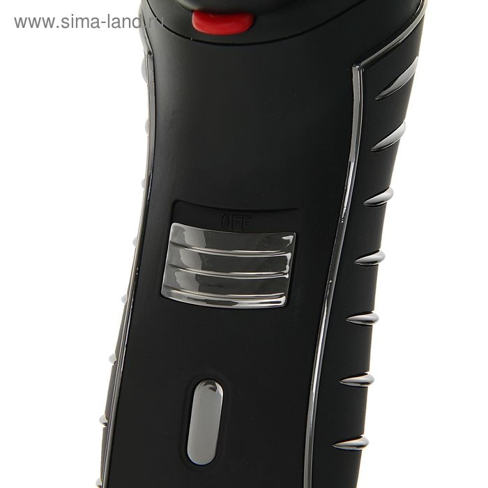 Электробритва Sakura SA-5414BK, АКБ, сеточная, 3 плавающие головки, триммер, чёрная Электробритва Sakura SA-5414BK, АКБ, сеточная, 3 плавающие головки, триммер, чёрная