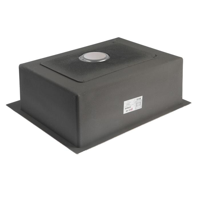 Мойка кухонная AFLORN AF96050, врезная, S=3,0 и 0,8 мм, 60х50х22 см, сифон, сатин Мойка кухонная AFLORN AF96050, врезная, S=3,0 и 0,8 мм, 60х50х22 см, сифон, сатин