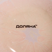 Салатник стеклянный Доляна «Апельсин», 150 мл, 12×2,5 см, цвет оранжевый
