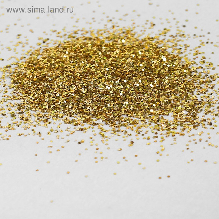 Наполнитель для шара «Блёстки», 0.4 мм, 500 г, цвет золотой Наполнитель для шара «Блёстки», 0.4 мм, 500 г, цвет золотой